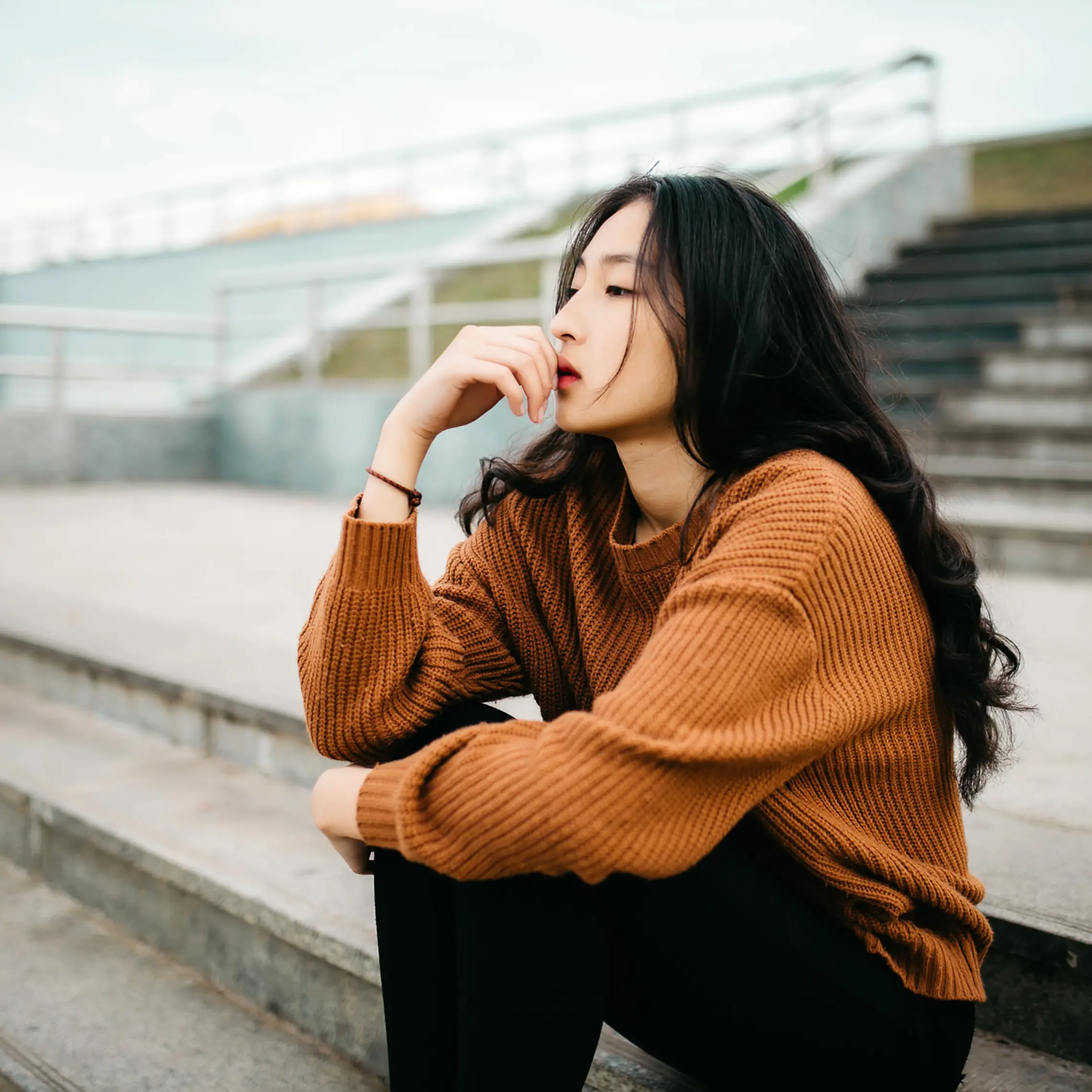Woman thinking